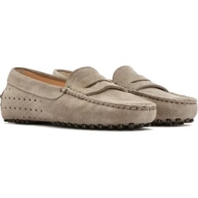 Resim Derimod Kadın Vizon Süet Deri Loafer 26PFD290610 