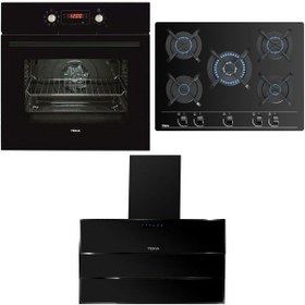 Resim Teka HAK 629 BK - GBC 75030 KBC BK -TVT 90 Siyah Ankastre Set 