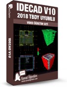 Resim Sanal Öğretim Idecad (2018 Tbdy Uyumlu) Video Ders Eğitim Seti 