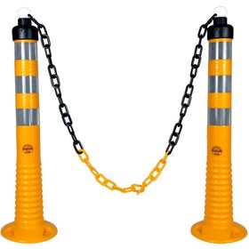 Resim İleri Trafik 75 x 8 cm Sarı Delinatör Seti 