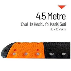 Resim Oval Hız Kesici Yol Kasisi 4.5 M-3446 