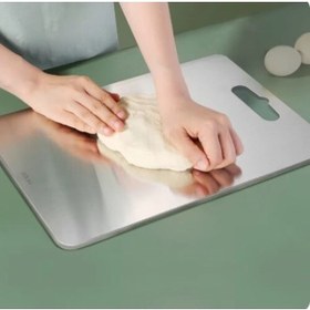 Resim Paslanmaz Çelik Kesim Panosu Çok Renkli 