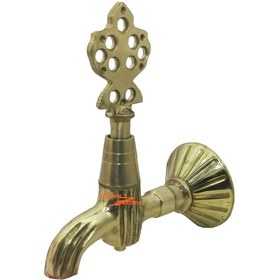 Resim OSMANLI MUSLUĞU 1/2 SARI RENK ESKİ TARİHİ MUSLUK CAMİ MUSLUGU OSM 