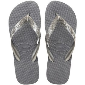 Resim Havaianas Top Tıras Parmak Arası Terlik 4137428 5178 Gümüş 