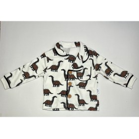 Resim VetKids Dinazor Desenli Bebek Pijama Takımı 