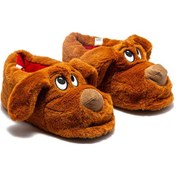 Resim Karamel Kadın, Garson Boy Hayvanlı Panduf Kahverengi 36/41 Kahve 