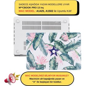 Resim McStorey Macbook Pro Kılıf 13 inç Flower02 (Eski HDMI'lı Model 2012-2015) A1425 A1502 ile Uyumlu 