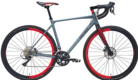 Resim Carraro G0 Gravel Bisiklet Gri Kırmızı 55 Cm 