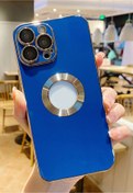 Resim 3GEN CASE Iphone 13 Pro Max Uyumlu Kamera Lens Koruyuculu Logo Bölgesi Açık Renkli Lazer Silikon Kılıf 