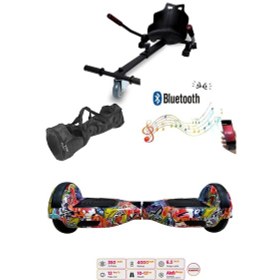 Resim Citymate Elektrikli Kaykay Hoverboard Akıllı Denge 6.5 Inch + Hoverkart + Çanta Extrem Paket D11 