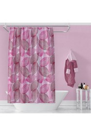 Resim Zethome Banyo Perdesi 1x180x200 Tek Kanat Duş Perdesi Halka Hediyeli 3110 