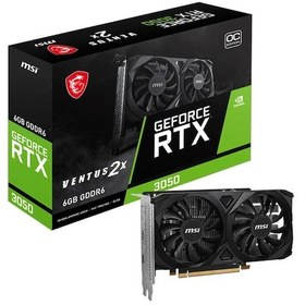 Resim MSI GeForce RTX 3050 Ventus 2X E 6G OC 6GB GDDR6 96 Bit DX12 PCIe 4.0 X8 (1xDP 2xHDMI) Ekran Kartı 