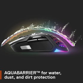 Resim SteelSeries Aerox 5 Wireless Mouse - 74 Gram, 9 Tuşlu - Bluetooth/2,4 Ghz - IP54 Suya Toza Dayanıklı - Pc/mac 