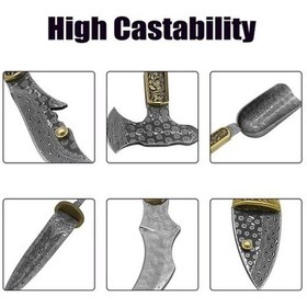 Resim Pazly Yüksek Kaliteli Damascus Çelik Levha - Dıy Bıçak Yapımı İçin Sertleştirilmiş Malzeme 