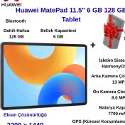 Resim Huawei Matepad 11.5" 6 GB 128 GB Tablet+Anker Powerbank 10000MAH Hediye 