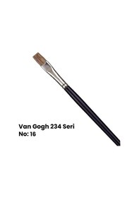 Resim Van Gogh 234 Seri Öküz Kulağı Kılı Düz Kesik Uçlu Fırça No 16 