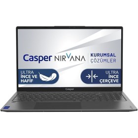 Resim CASPER Nirvana X700.1235-8U00X-G-F Intel Core i5-1235U 8GB RAM 250GB NVME SSD GEN4 Freedos 