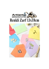 Resim Kırmızı Zarf 13x18 Cm 50 Adet Kırmızı Mektup Zarfı Davetiye Zarfı Kartpostal Çekiliş Hediye Zarfı 