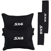 Resim Suzuki Sx4 Nakışlı Otomind Boyun Yastığı Seti 