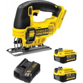 Resim Stanley SFMCS650M2 4.0 Ah Çift Akülü Şarjlı Dekupaj Testere 