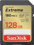 Resim SanDisk Extreme SDSDXVA-128G-GNCIN 128 GB SD UHS-I 4K UHD Hafıza Kartı 