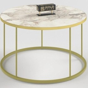 Resim Uslucan Alışveriş Orta Sehpa Terra Lüx Gold Efes Çok Renkli 