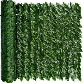 Resim 10 adet/1 adet Yapay Sarmaşık Çit Gizlilik Ekranı - Gerçekçi UV Dirençli Plastik Yapraklar, Balkon, Bahçe, Patio için Dayanıklı Dış/Dahili Kullanım - Kolay Kurulum Yeşil Duvar & Çit Dekorasyonu, Dış Mekanlar için Gizlilik Paneli, Doğal Görünüm, Esnek Montaj 