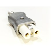 Resim SERN TYP-DÜ-2-AL Endüstriyel Düz Model Erkek Fiş – Alüminyum/Seramik – 400°C – 35A – 220-600V 