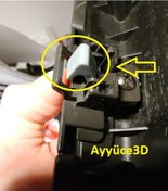 Resim Ayyüce3d Subaru Forester Torpido Açma Mandalı Plastik Kısım 