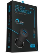 Resim POWERWAY ARAÇ ŞARJ BAŞLIĞI 3.1 A TYPE C-USB 