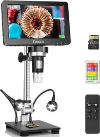 Resim Dcorn HDMI LCD Dijital Mikroskop 7" IPS Ekranlı - 16MP 
