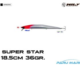 Resim Wily Super Star 18.5cm 36gr. (Sinking) No:55 