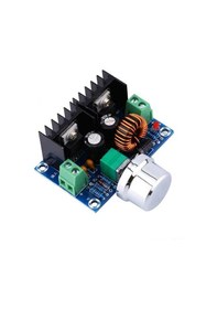 Resim Xh-m401 8a 200w Voltaj Düşürücü Regülatör Kartı Xl4016 Pot Ayarlı 