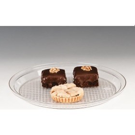 Resim Zicco Yuvarlak Polikarbon Teşhir Tepsi 34 CM 