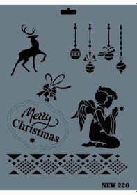 Resim Mey İthalat Rich New Seri N-220 Stencil 35x25 Cm Diğer 