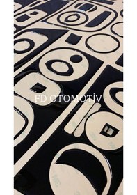 Resim Citroen Nemo / Parlak Siyah Full Set / Torpido Konsol Maun Kaplama 