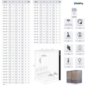 Resim Aura Sauna | Mod - 120x170 