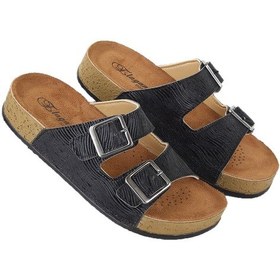 Resim Vojo Simli Rahat Taban Hastane Deniz Havuz Plaj Kadın Terlik 267800001864 01 Siyah Siyah 