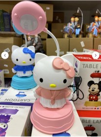 Resim hediyesahibi Hello Kitty Masa Lambasi Mavi 