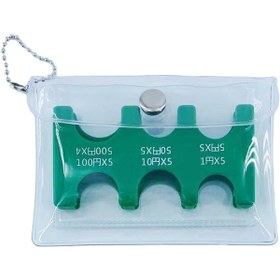 Resim Homyl Taşınabilir Para Tutucu Değiştirici Bozuk Kutusu Yeşil 