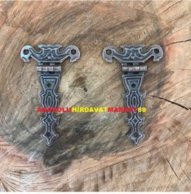 Resim Dekoratif Mini Tavla ve Kutu Menteşesi Antik Eskitme Renk 2 Adet 