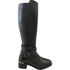 Resim Castle Black CB-97900-1 Kadın Deri Topuklu Çizme 