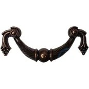 Resim Getittir Dekoratif Zamak Üzümlü Kulp - 64MM, Eskitme, 1 Adet - Lisinya 