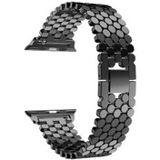 Resim Talazan Watch 44mm Uyumlu Krd-30 Metal Kordon-siyah 