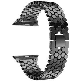 Resim Talazan Watch 44mm Uyumlu Krd-30 Metal Kordon-siyah 