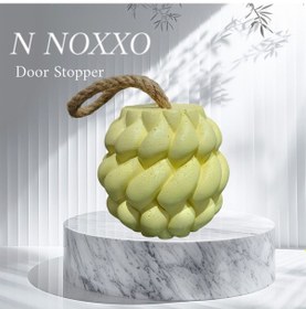 Resim Beton Stoper Dekoratif Burgu Beton Kapı Stoperi Kapı Durdurucu Kapı Tutucu Sarı 