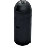 Resim Hype Store Şahnet E14 (Ince) Siyah Düz Duy - Avize Duy, Abajur Duy, Masa Lambası Duy 