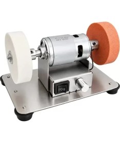 Resim AyrStore AJ001 Mini Masaüstü Taşlama Bileme Makinesi - 24V 8000 Rpm Hız Ayarlı 