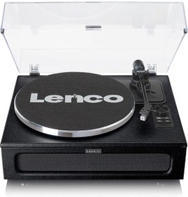 Resim Lenco LS-430BK 4 Dahili Hoparlörlü Bluetooth Plak Çalar - Siyah 