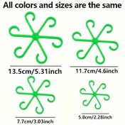 Resim Fochsia Yeşil 4lü Monstera Bitki Bağlama Askısı Ayarlanabilir Gövdeli Bahçe Desteği 